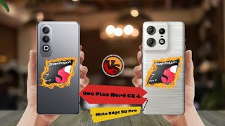One Plus Nord CE 4 Vs Motorola Edge 50 Pro Best killer 5G smartphone ⚡#5gsmartphones #audiolibrary