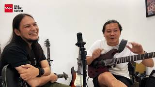 AGC MUSIC SCHOOL || Tips & Tricks Bermain Gitar Metal w/ GanGan & HinHin