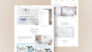 Responsive Hotel Website Design || HTML, CSS & JS