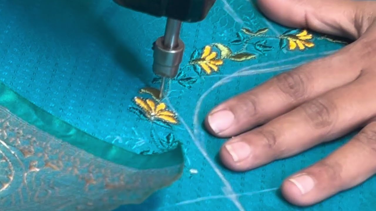 Machine embroidery#videofeed