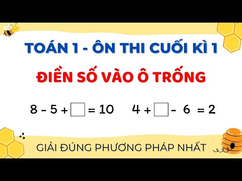 Toán lớp 1