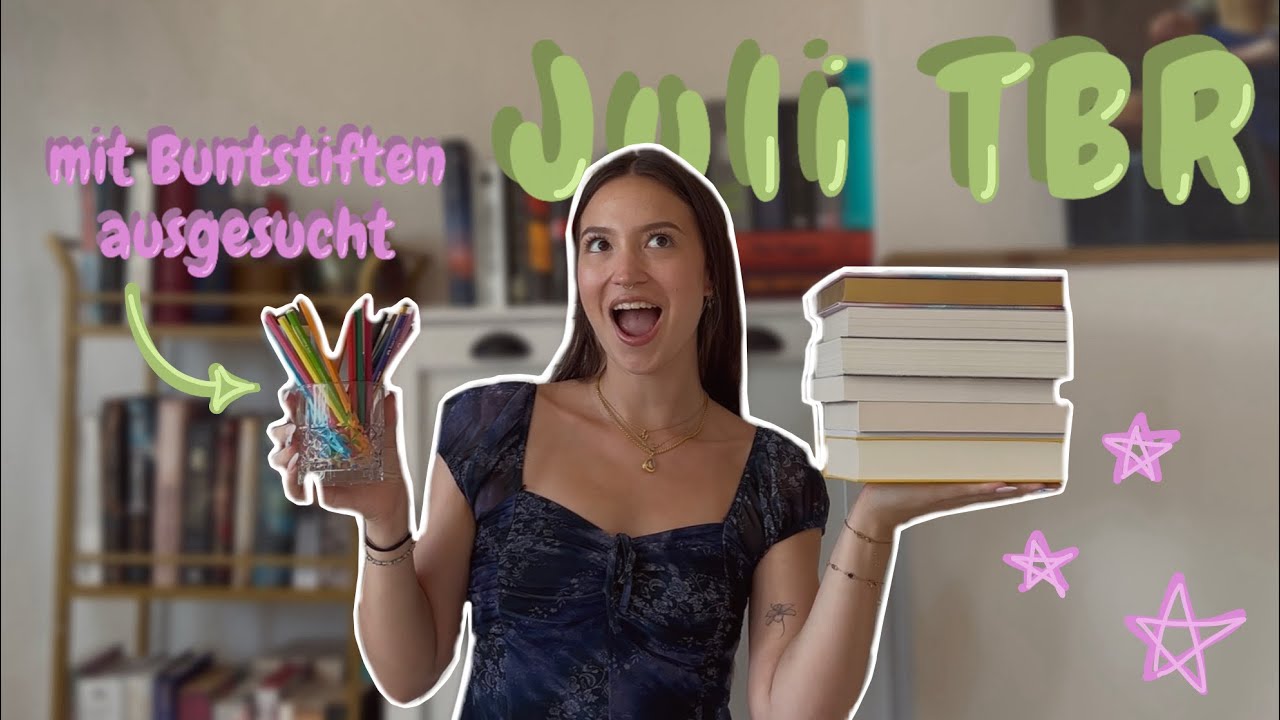 Buntstifte entscheiden, welche Bücher ich im Juli lese! 🧸🎀📖