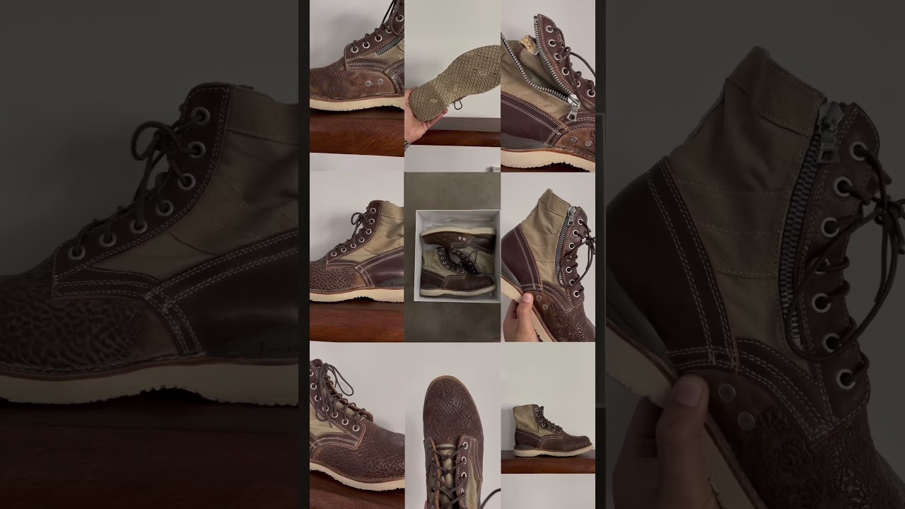 visvim 7HOLE ‘73-FOLK BROWN ブーツ ヴィズヴィム visvim 7HOLE '73-FOLK Boots Brown Leather US 9 Used From