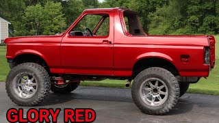 Laying Down Paint on the Bronco!( Inflatable Booth!)