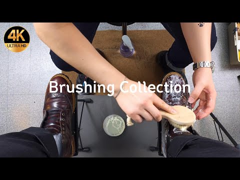 브러쉬 ASMR모음, 붓asmr!! Soothing Shoe Shine ASMR: Brushing Away Stress