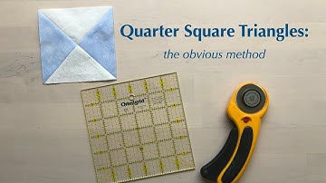 Quarter-square Triangles: the obvious method