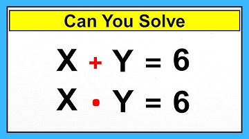 Nice Algebra Math Simplification | Find the Value of X and Y