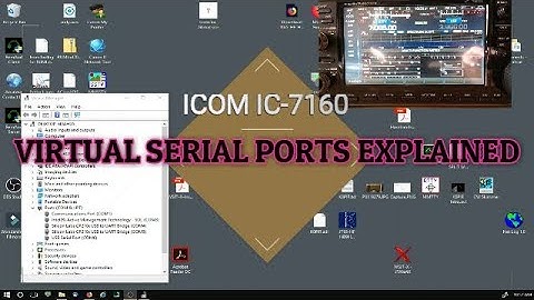 Icom 7610 Virtual Serial (COM) Ports Explained