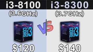 i3-8100 vs i3-8300 | Which is a Better Value For Money...???