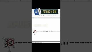 Buat gambar gunting di ms Word #shorts Buat gambar gunting di ms Word #shorts