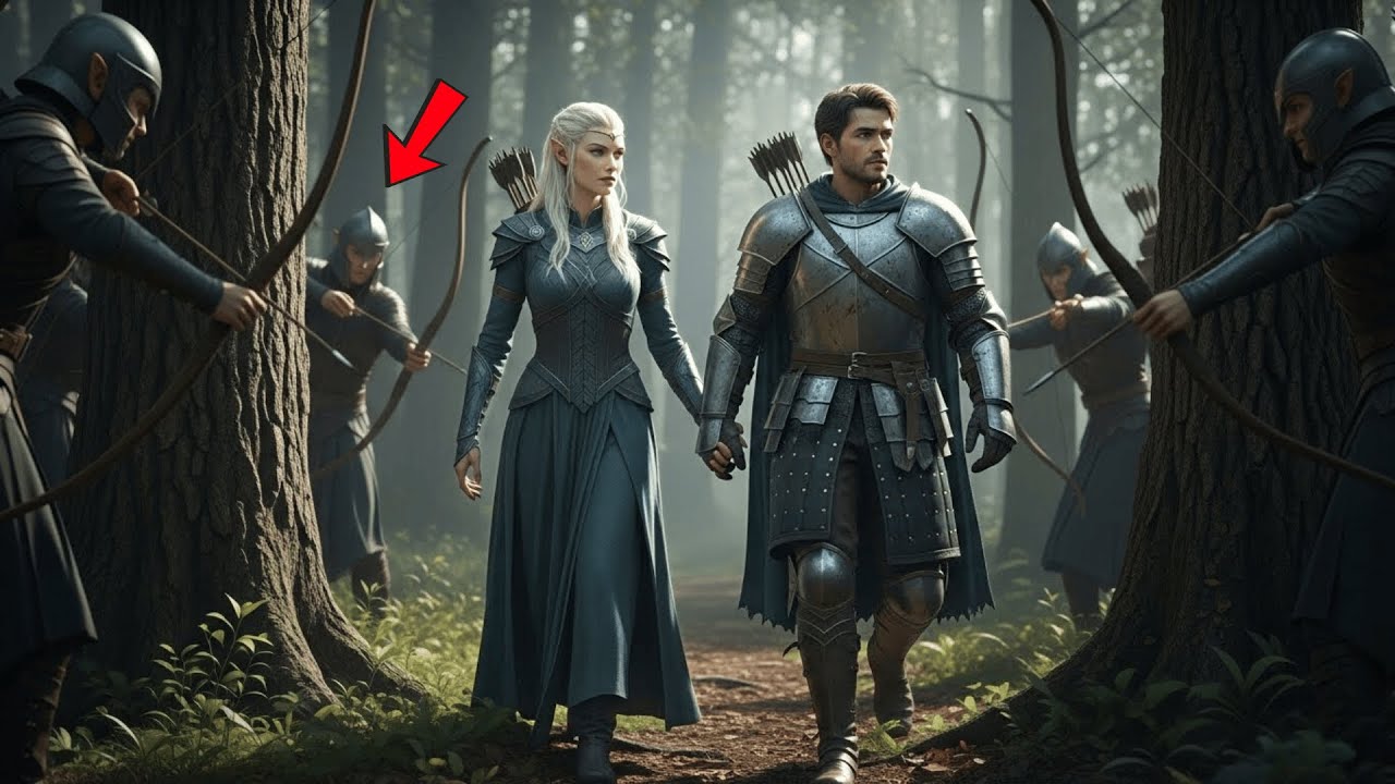 She Led the Lost Human Knight Through the Forest — Until the Elves Surrounded Them