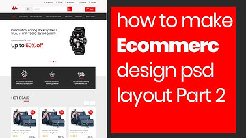 ecommerce website design layout part 2 | ecommerce website design tutorial 2by techno sunita