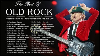 Old Rock Playlist 70s and 80s | Van Halen, Pink Floyd, AC/DC, Aerosmith, The Who, The Hollies...