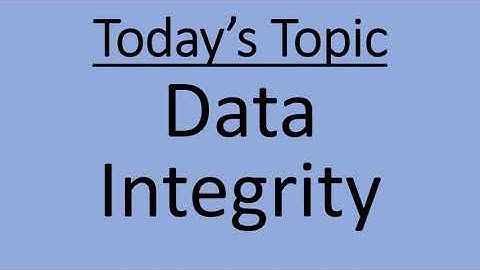 Data Integrity