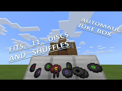 (1.18+) Automatic Juke box for Minecraft Bedrock edition (Fits all discs)