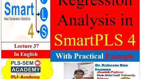 Smart PLS-SEM: Lecture 37  Multiple Regression in SmartPLS 4 (Practical Example)