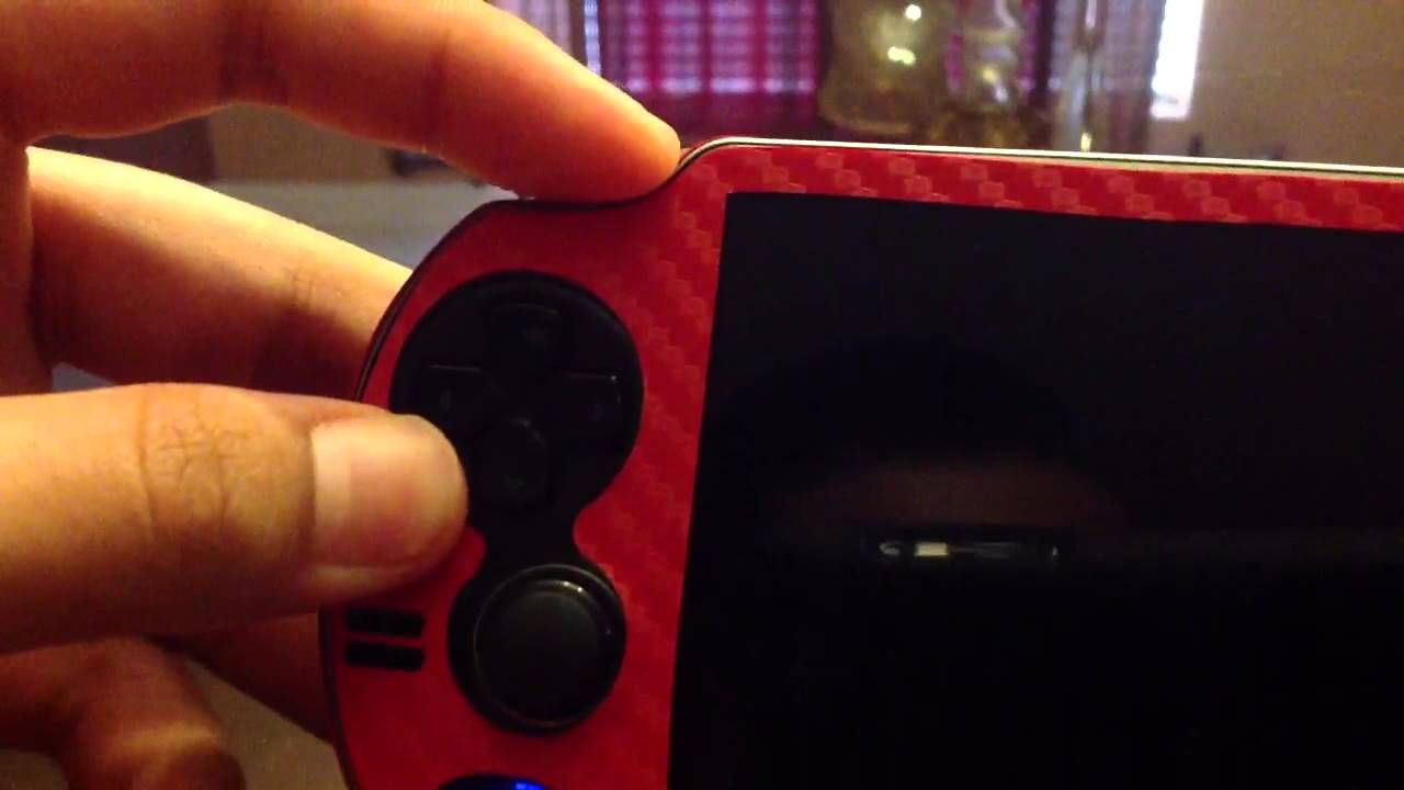 PS VITA carbon fiber skin YouTube