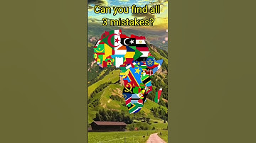 Can you find all 3 mistakes? #country #geography  #europe #shorts #map