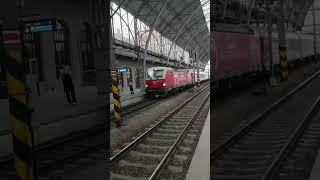 Prague Main Railway station CZD Intercity passenger train