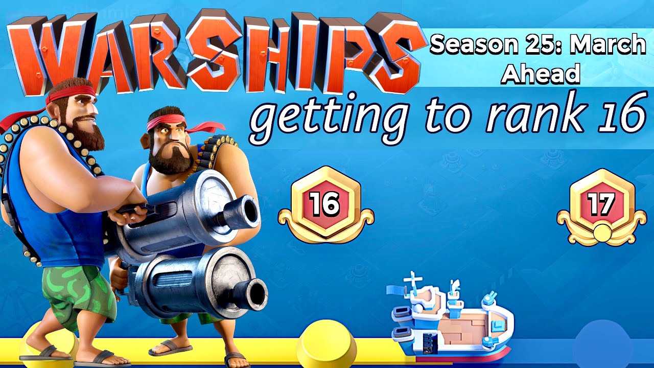 Warships SEASON 25 👌🏼 getting GOLD / 3 ENGINE room & HEAVY rush // tech tree/strategy // BOOM BEACH
