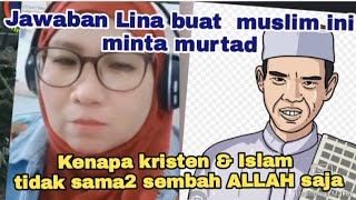 Jawaban Lina Wijaya buat muslim ini langsung murtad