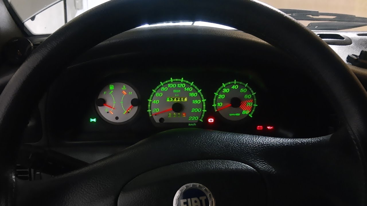 Como Colocar  Painel com conta Giro Palio G1
