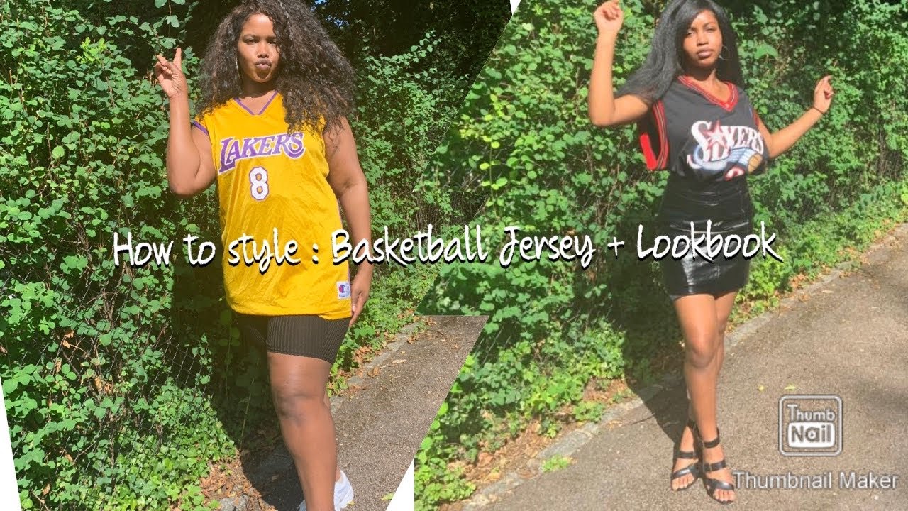 How To Style Basketball Jersey + Lookbook YouTube