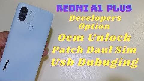Redmi A1 Plus Patch Setting Developers Option | Usb Dubaging Oem unlock Show Hidden Feature