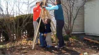How to build a bean teepee Details