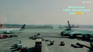 TIMELAPSE OF CSMIA- MUMBAI AIRPORT || AIRPORT 2160p || SOME MOMENTS || by Aviation For life 10 views 1 year ago 1 minute, 37 seconds