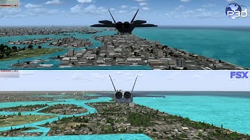 Prepar3d v2 vs FSX Miami Jets (P3Dv2)