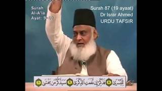 87 Surah Ala Dr Israr Ahmed Urdu