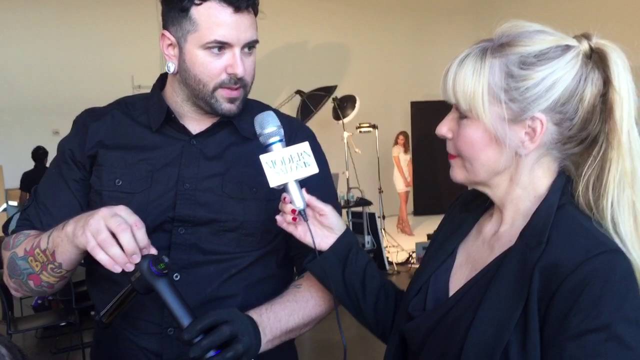ARTIST SESSION: curling iron demo - YouTube