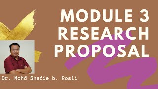 Module 3: Research Proposal