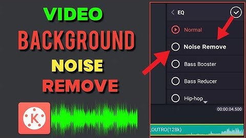 How To Remove Background Noise From Video & Audio In Kinemaster | Remove YouTube Video Noise Android