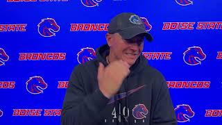 Boise State coach Spencer Danielson talks Thursday ahead of Saturday's home game with South Dakota Guide