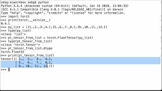 Convert List To PyTorch Tensor - PyTorch Tutorial - YouTube Convert List To Pytorch Tensor - Pytorch Tutorial - Youtube