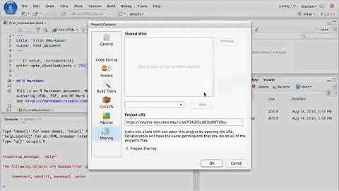 Share an RStudio project on RStudio Server Pro