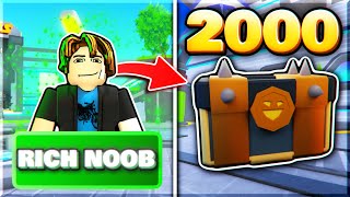 Rich Noob Opens 2,000 Scary Crates in Toilet Tower Defense Roblox! screenshot 5