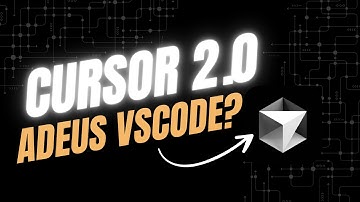 CURSOR 2.0 CHEGOU! A IA que PROGRAMA SOZINHA (e vai aposentar o VS Code?)
