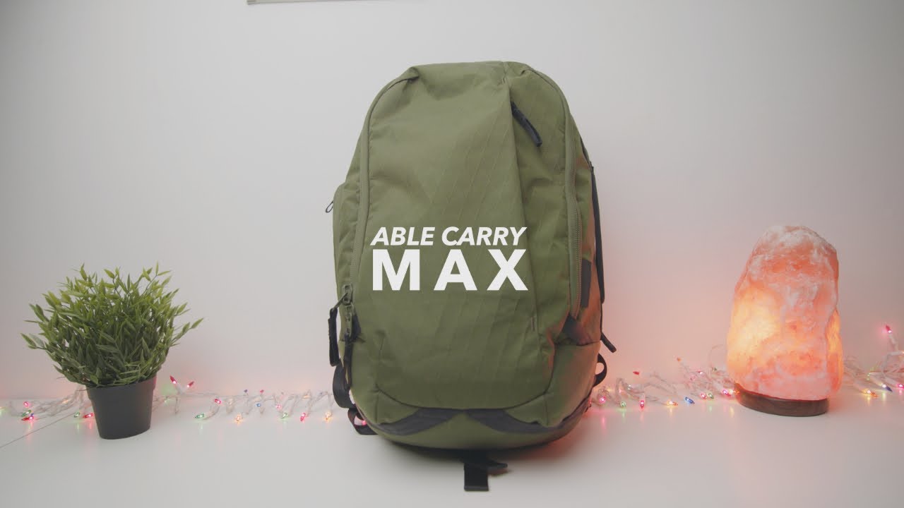 A Really Well Designed Travel Bag (Able Carry Max) YouTube