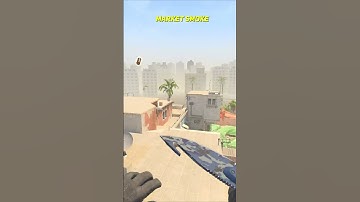 Fake B Site Smoke From Spawn Mirage CS2 #shorts