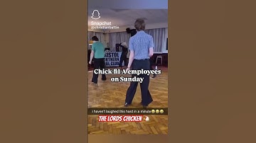 The lords chicken workers on a Sunday. #ChicFila #TrentBedding #Clogging #Dancing #Sunday #chicken