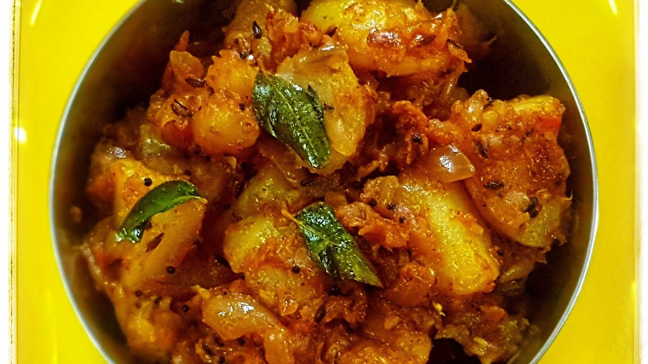 South Indian Wedding Style Potato VaruvalfryQuick  Easy