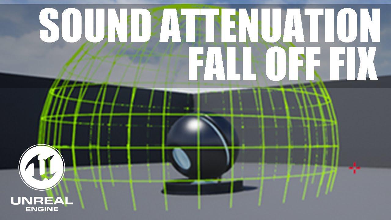 UE5 Sound Attenuation Fall off Distance FIX - Does your Audio Cut off??