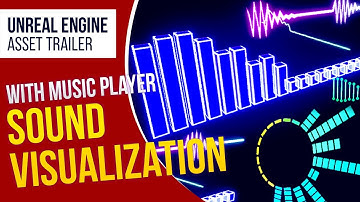 UE4 l Sound Visualization With Music Player UI (Trailer)