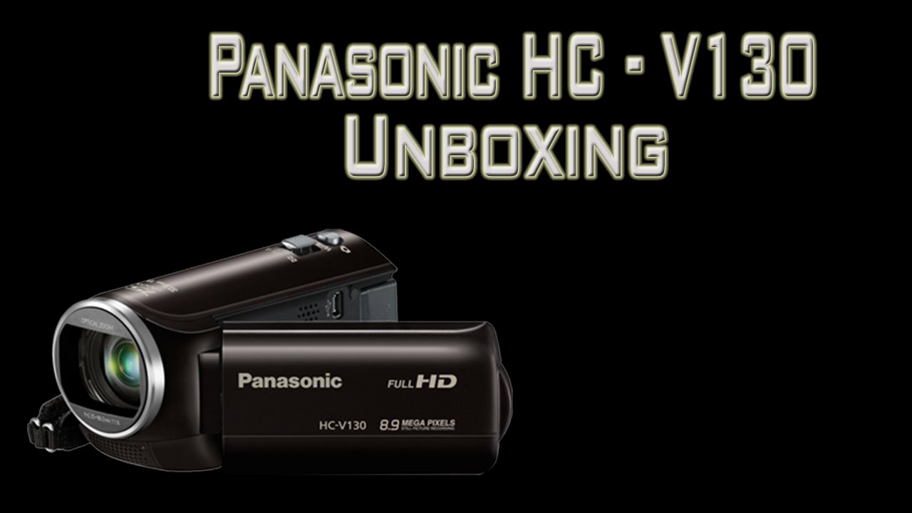 Panasonic HC-V130 Caméscope HD 8.9MP #batterie HS