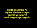 lbaida mon amour with lyrics