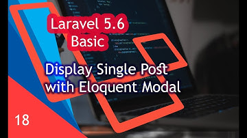 Display Single Post with Eloquent Modal - Laravel for Beginner