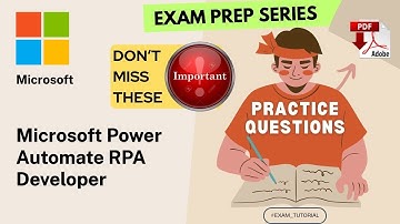 PL-500 Exam Tutorial🔥IMPORTANT TOPICS🔥| Microsoft Power Automate RPA Developer MICROSOFT | Tips &